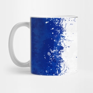 France Flag Action Painting Mug